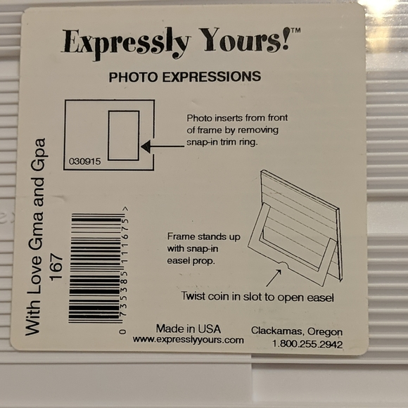 💖💜 Grandma and Grandpa photo frame - Picture 3 of 3